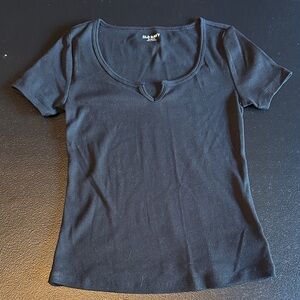 Old Navy Women's Black Short Sleeve Tee